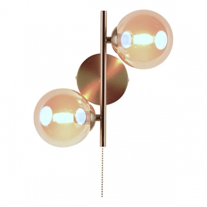 Бра Moderli Molly V10787-2W в стиле модерн, цвет янтарный