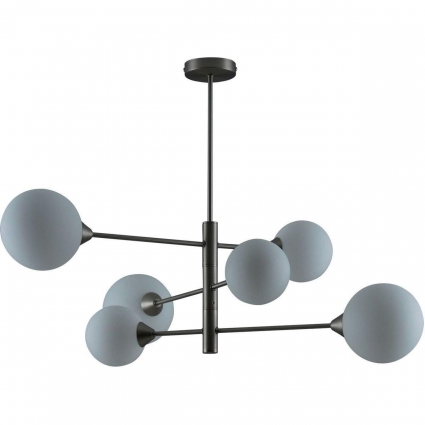 Подвесная люстра Moderli Molecule V10840-6P в стиле модерн, цвет белый