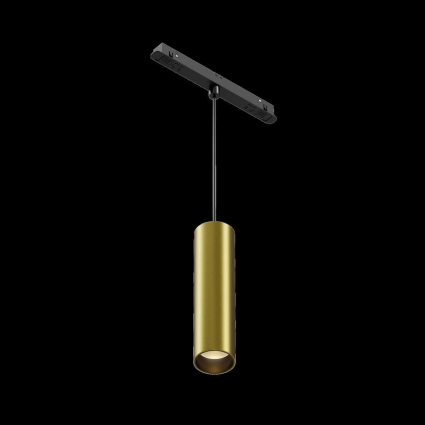 Трековый светодиодный светильник Maytoni Technical Magnetic Exility Focus Led TR041-4-12W3K-M-DS-BBS в современном стиле, цвет латунь