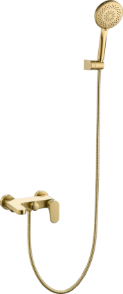 Смеситель для ванны с душем Boheme Spectre 453-MG matt gold, однорычажный, золото
