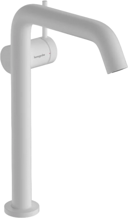 Смеситель для раковины Hansgrohe Tecturis S Fine 240 CoolStart 73370700 матовый белый однорычажный, длина излива 16.7 см