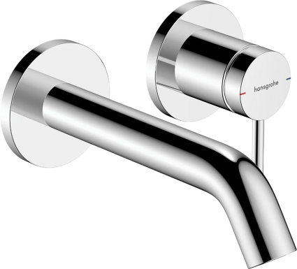 Смеситель для раковины Hansgrohe Tecturis S 73350000 хром однорычажный, длина излива 16 см