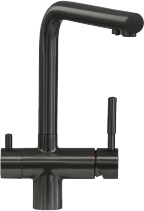 Смеситель для кухни Seaman Visconti SSL-7328-GL gun light однорычажный, сталь