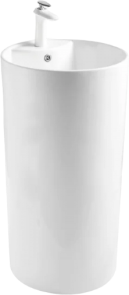 Раковина SantiLine SL-4003MW белая матовая цвет белый