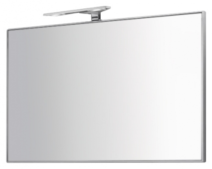 Зеркало Colombo Design Gallery B2060 со светильником прямоугольное,  в стиле hi-tech