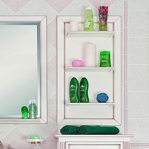 Полка Caprigo Альбион BIANCO Light Vintage в стиле ретро