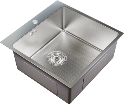 Мойка кухонная Mixline Pro 552930 сатин квадратная, 50x50 см