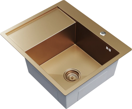 Мойка кухонная Mixline Pro 552928 R бронза матовая, прямоугольная, 60x50 см