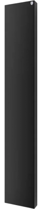 Радиатор стальной Royal Thermo Flat 300-1800 Noir Sable 180х30 на площадь 11.96 кв.м., черный