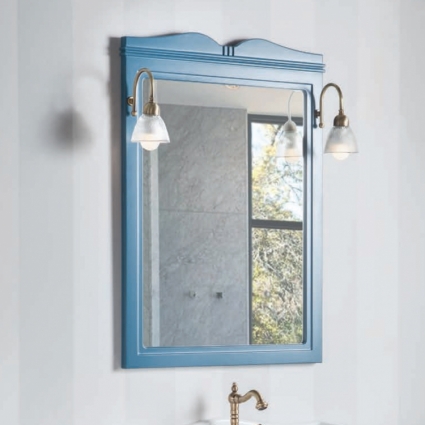 Зеркало Caprigo Borgo 60-70 blue прямоугольное, фурнитура на выбор