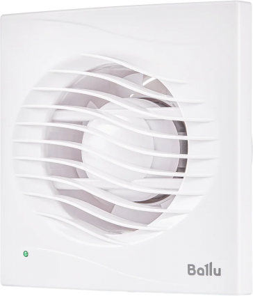 Вытяжной вентилятор Ballu AR BAF-AR 100 V белый, с обратным клапаном
