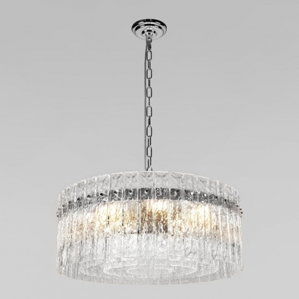 Подвесная люстра Loft IT Nevada 10297/600 Nickel в стиле модерн, мощность 480 Вт