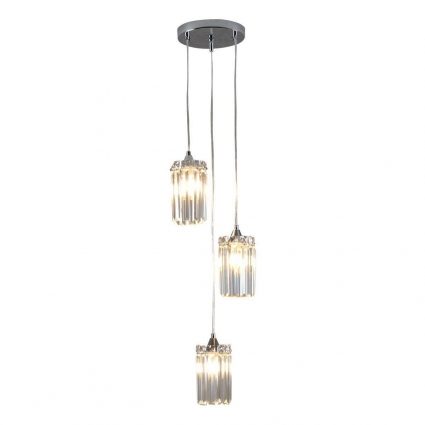 Подвесная люстра Moderli Levi V10755-3P цвет хром, мощность 120 Вт