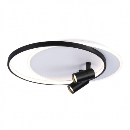 Потолочная светодиодная люстра Ambrella light Comfort LineTech FL51392 в стиле Хай-тек, цвет белый