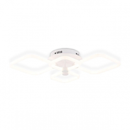 Потолочная светодиодная люстра Ambrella light Acrylica Original FA3822 в стиле Хай-тек, цвет белый