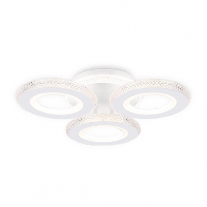 Потолочная светодиодная люстра Ambrella light Acrylica Original FA8866 цвет белый, мощность 38 Вт