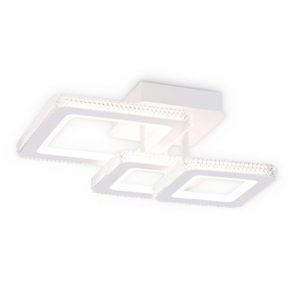 Потолочная светодиодная люстра Ambrella light Acrylica Original FA8877 цвет белый, мощность 62 Вт