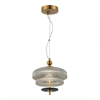 Подвесной светодиодный светильник ST Luce Oriental SL6122.303.01 в стиле модерн, цвет дымчатый
