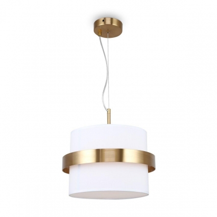 Подвесной светильник Freya Bride FR5367PL-01BS в стиле модерн, цвет белый