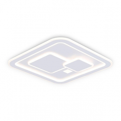 Потолочный светодиодный светильник Ambrella light Acrylica Disk FA7712 в стиле Хай-тек, цвет белый