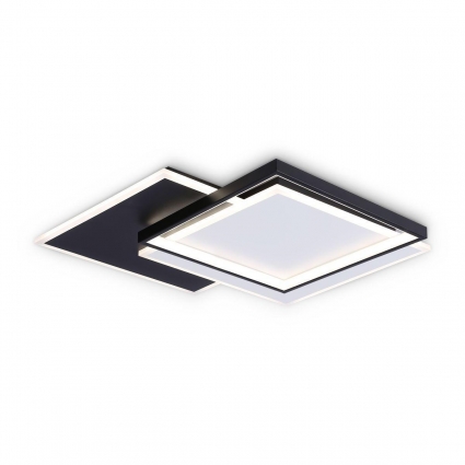 Потолочный светодиодный светильник Ambrella light Acrylica Disk FA7723 в стиле Хай-тек, цвет черный