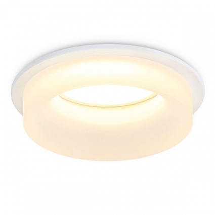 Встраиваемый светильник Ambrella light Techno Spot Acrylic Frost TN1302 цвет белый, мощность 12 Вт