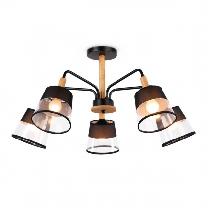 Потолочная люстра Ambrella light Traditional Modern Losk TR4741 цвет черный, мощность 200 Вт