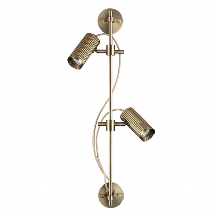 Встраиваемый спот Odeon Light Hightech Manchester 7013/2W в стиле модерн, цвет латунь