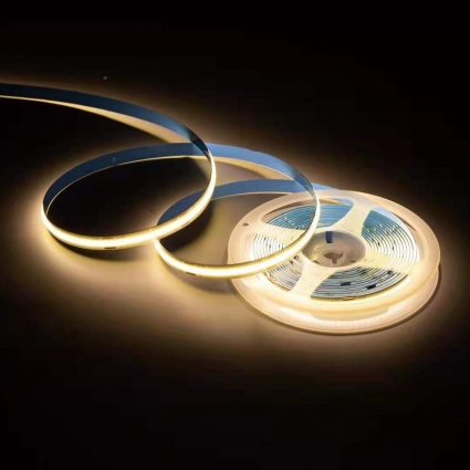 Светодиодная лента Apeyron 12W/m 320LED/m COB теплый белый 5M 00-381 цвет белый, мощность 60 Вт