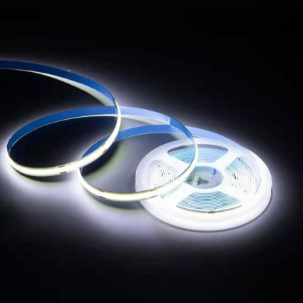Светодиодная лента Apeyron 15W/m 560LED/m COB холодный белый 5M 00-482 цвет белый, мощность 75 Вт
