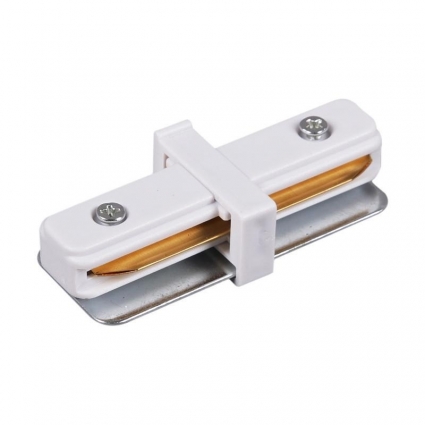 Коннектор Reluce RL 06037 straight connector WT в современном стиле, цвет белый