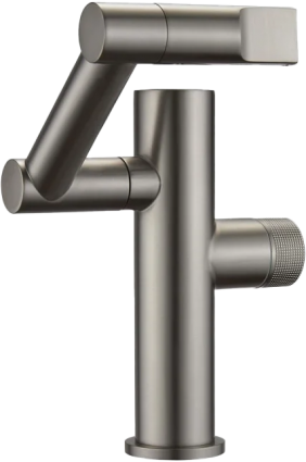 Смеситель Oulin Bath OL-T9503H графит однорычажный, серый, длина излива 13 см