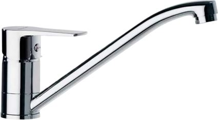Смеситель для кухни Ramonsoler Titanium 1809 хром однорычажный, длина излива 23 см