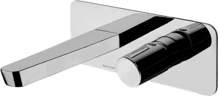 Смеситель для раковины Ramonsoler Tzar 342001NC С ВНУТРЕННЕЙ ЧАСТЬЮ, никель, однорычажный, сталь