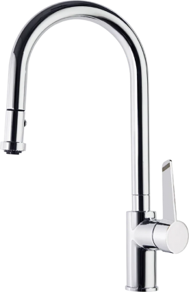 Смеситель для кухни Ramonsoler Kitchen 387901V2MC хром однорычажный, длина излива 20.4 см