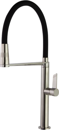Смеситель для кухни Ramonsoler Kitchen Magnet 388801MCNC никель однорычажный, сталь