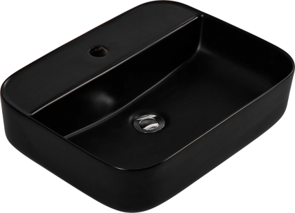 Акватек Раковина AQUATEK Вега AQ5506-MB матовая черная цвет черный