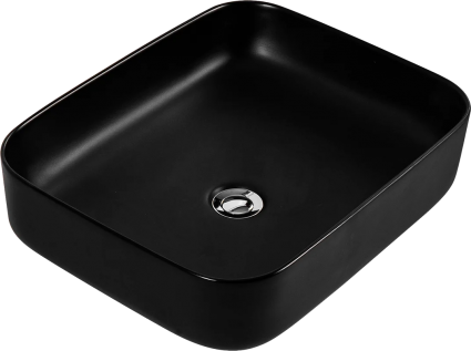 Акватек Раковина AQUATEK Вега AQ5515-MB матовая черная цвет черный