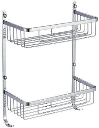 Полка Savol S-002522 хром, для душа, подвесная