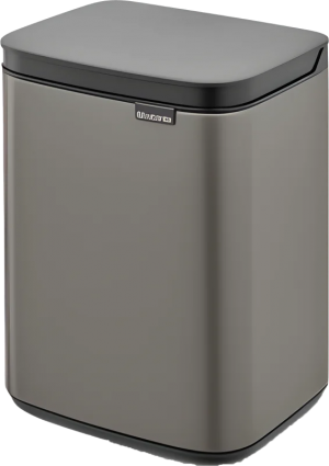 Мусорное ведро Brabantia Bo 222504 4 л, платиновое в современном стиле
