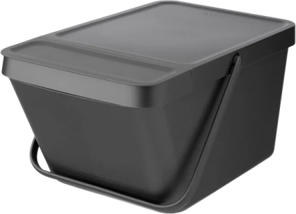 Мусорное ведро Brabantia Sort&Go 277726 20 л, серое, напольное