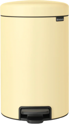 Мусорное ведро Brabantia NewIcon 233807 12 л, ванильно-желтое, напольное