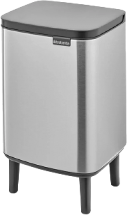Мусорное ведро Brabantia Bo Hi 227189 7 л, матовая сталь в современном стиле