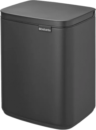 Мусорное ведро Brabantia Bo 233722 7 л, минерально-графитовое в современном стиле