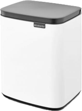 Мусорное ведро Brabantia Bo 222368 7 л, белое в современном стиле