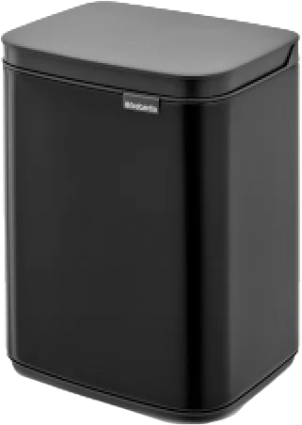 Мусорное ведро Brabantia Bo 222481 4 л, черное матовое в современном стиле
