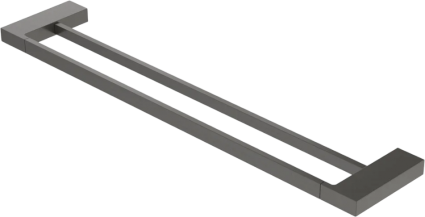 Полотенцедержатель Cezares Slider THD-60-GM оружейная сталь темный хром, подвесной