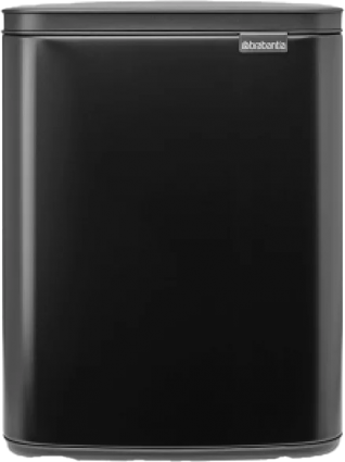 Мусорное ведро Brabantia Bo 230363 12 л, матовый черный в современном стиле