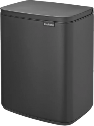 Мусорное ведро Brabantia Bo 233746 12 л, минерально-графитовое, напольное