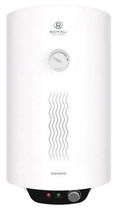 Накопительный водонагреватель Royal Clima Elegante RWH-E50-RE электрический 2 кВт, погружной ТЭН, белый